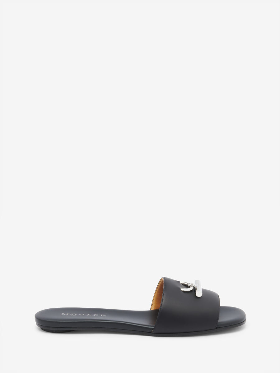 ALEXANDER MCQUEEN - T-Bar Flat Sandal - Item 817471WIACT6018